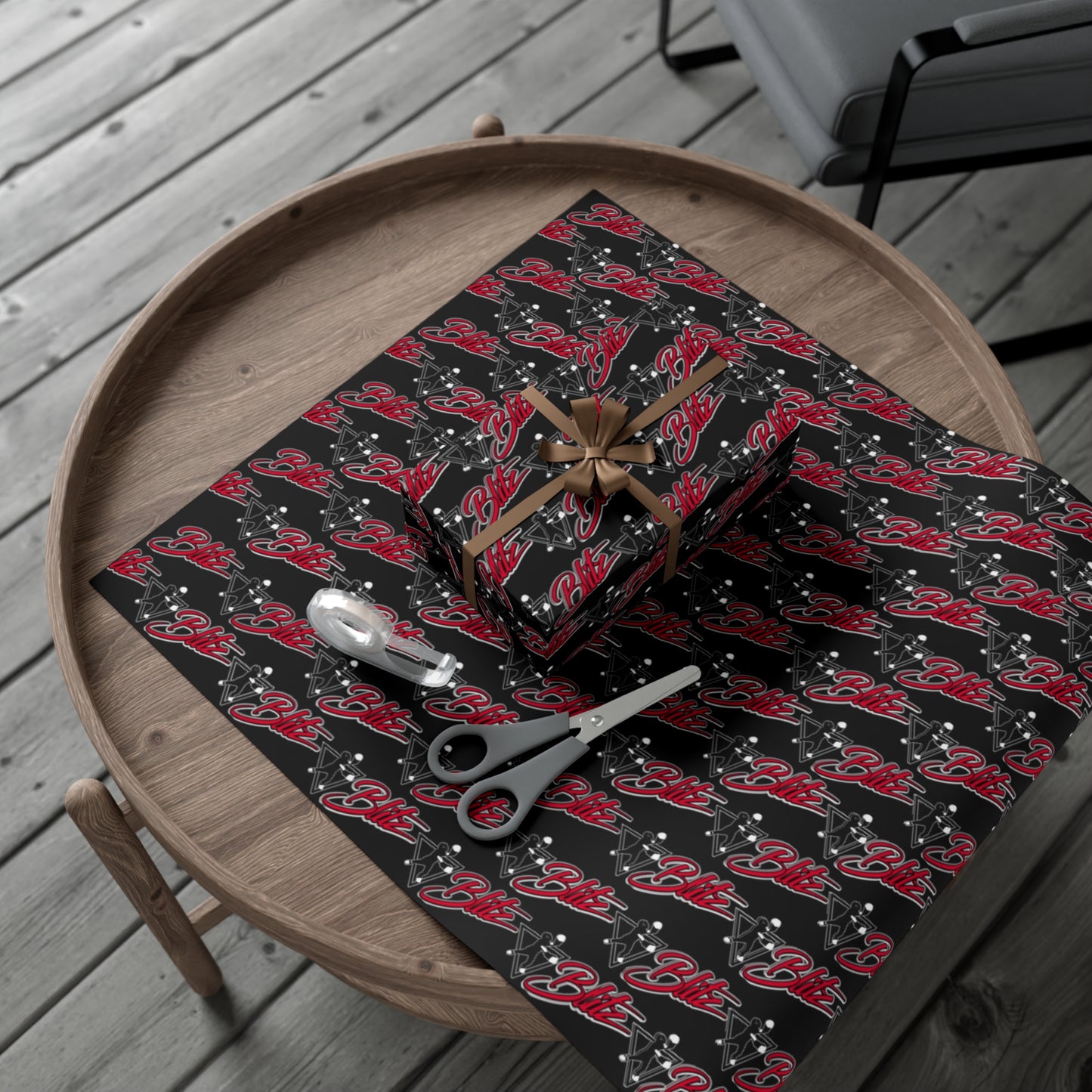 Gift Wrap Papers/ Black