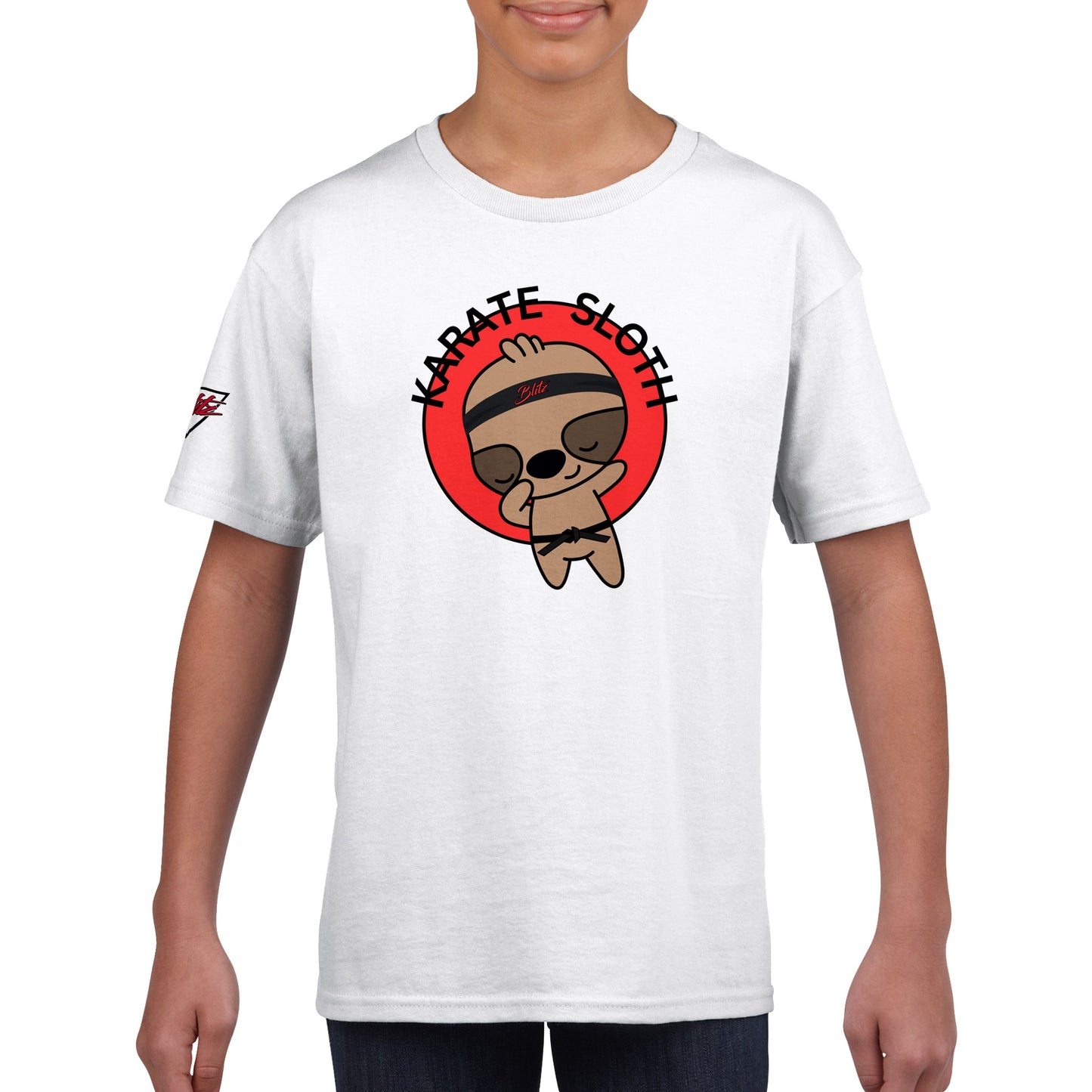 Karate Sloth Youth Tee