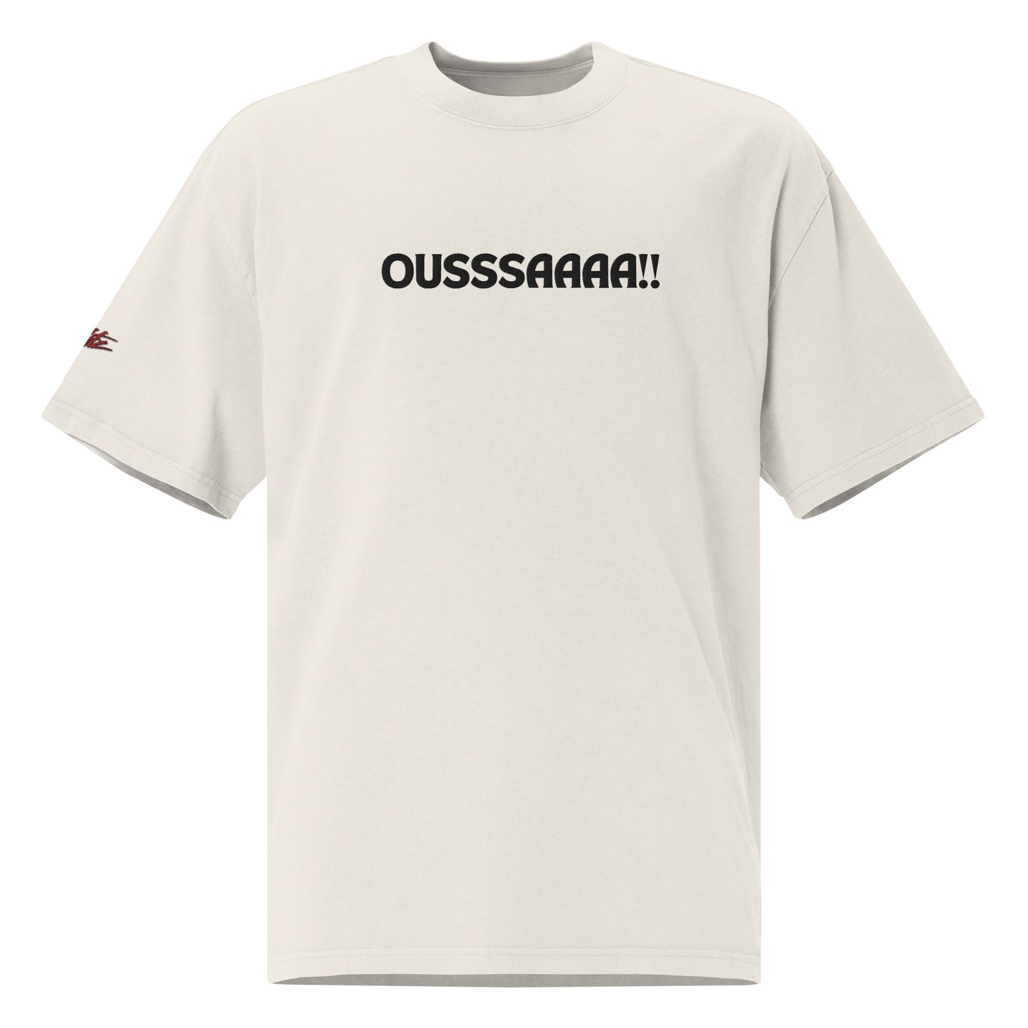 Embroidered oversized faded oussaaa! Tee