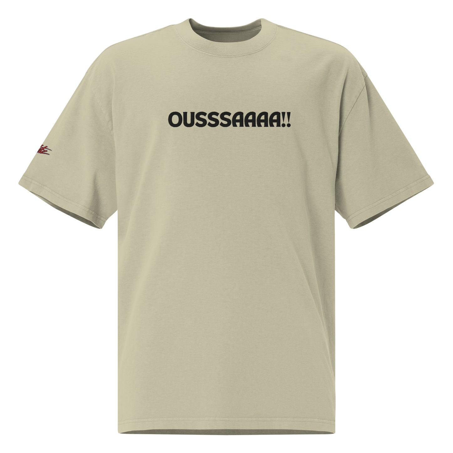 Embroidered oversized faded oussaaa! Tee