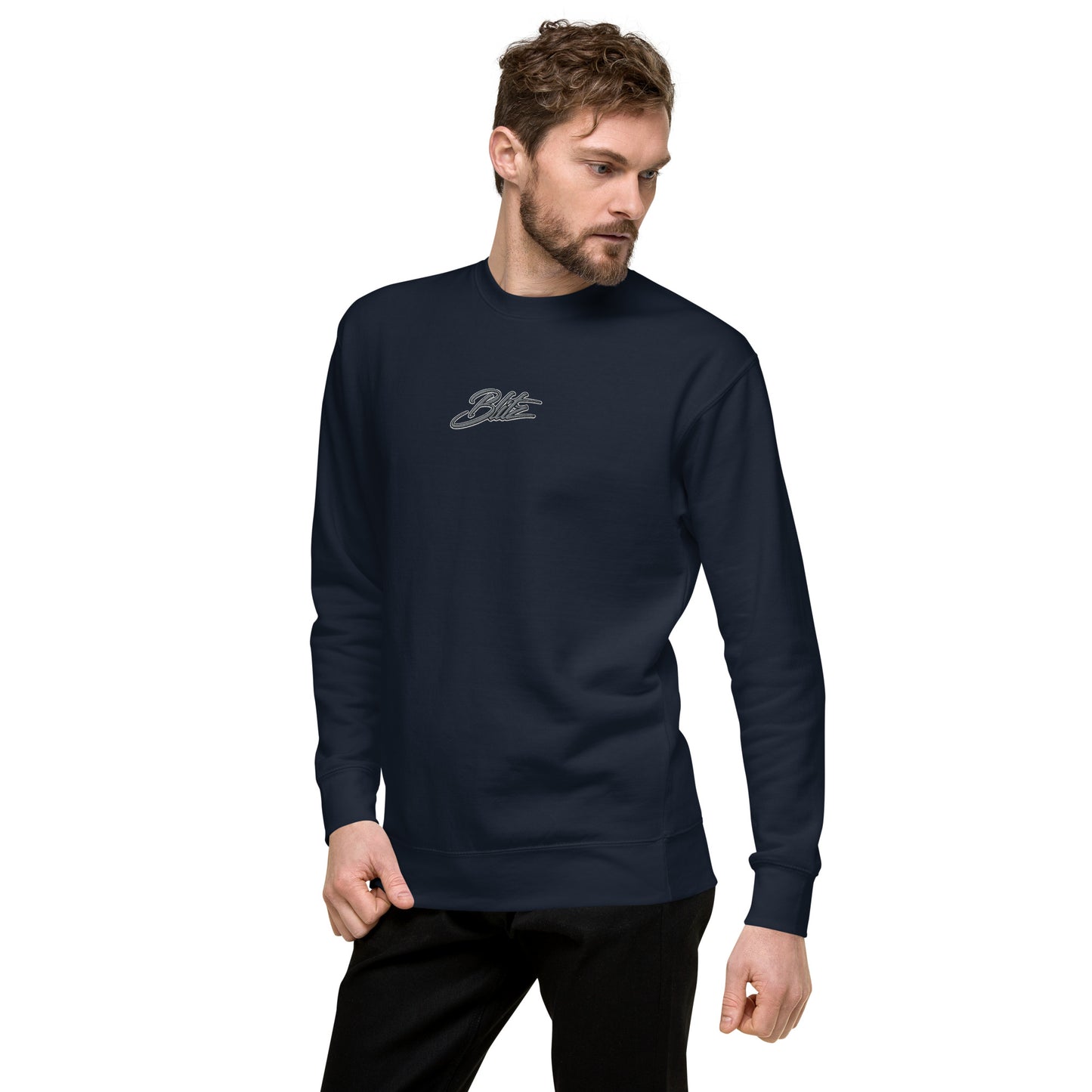 Premium Embroidered Sweatshirt- Adult