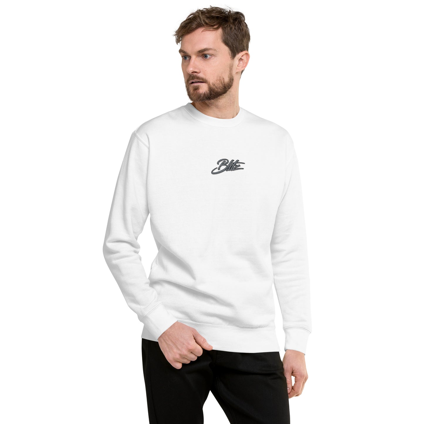 Premium Embroidered Sweatshirt- Adult