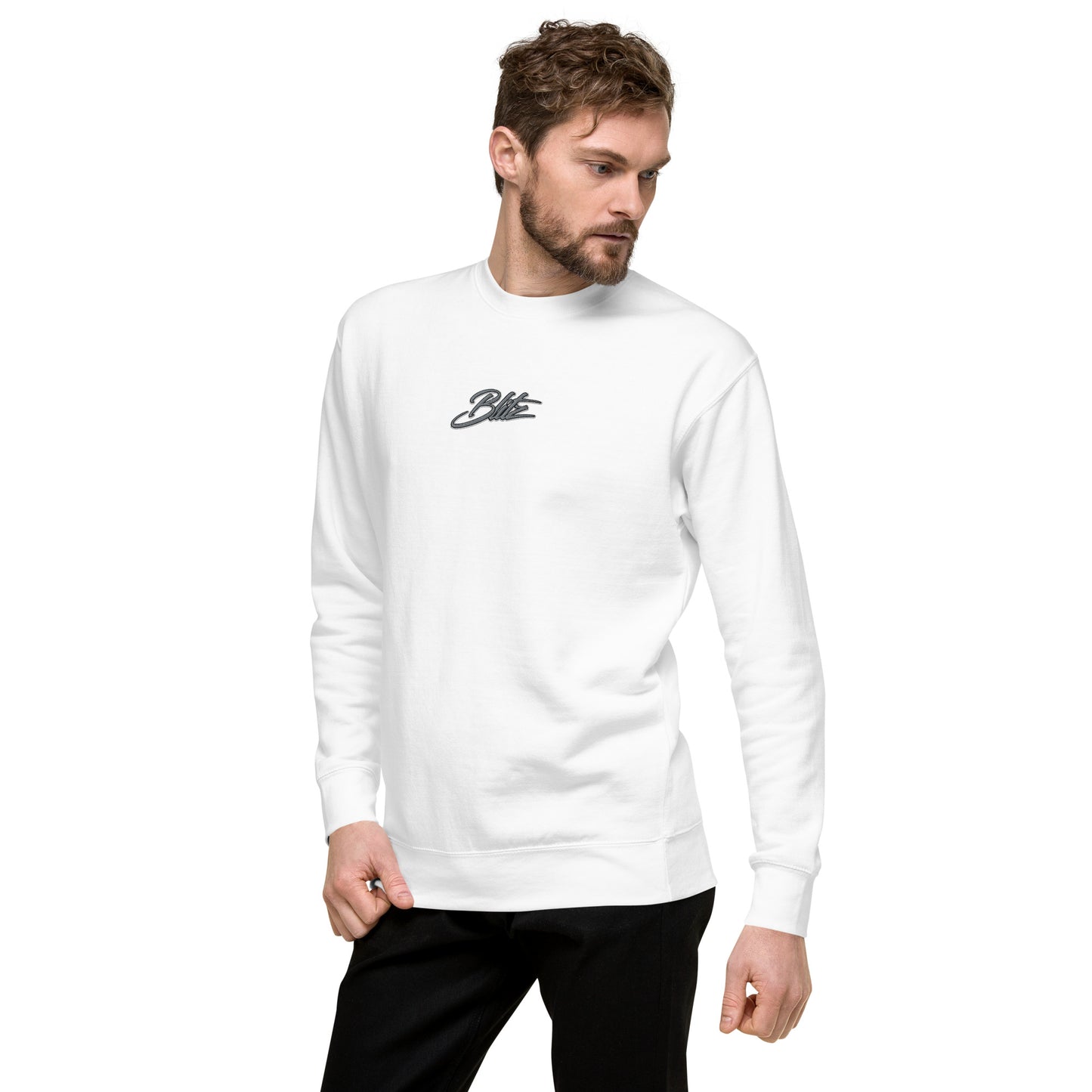 Premium Embroidered Sweatshirt- Adult