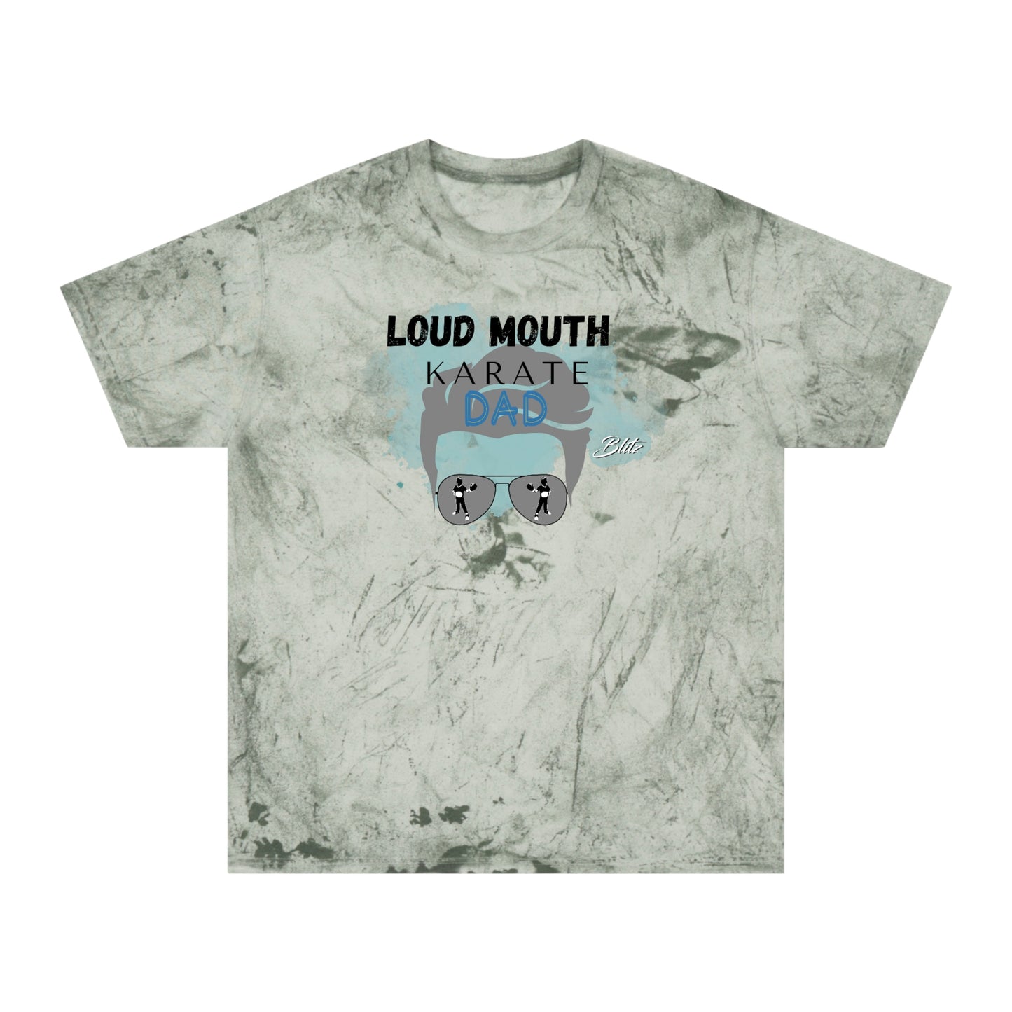 Loud Mouth Karate Dad/ Color Blast/ Adult Tee