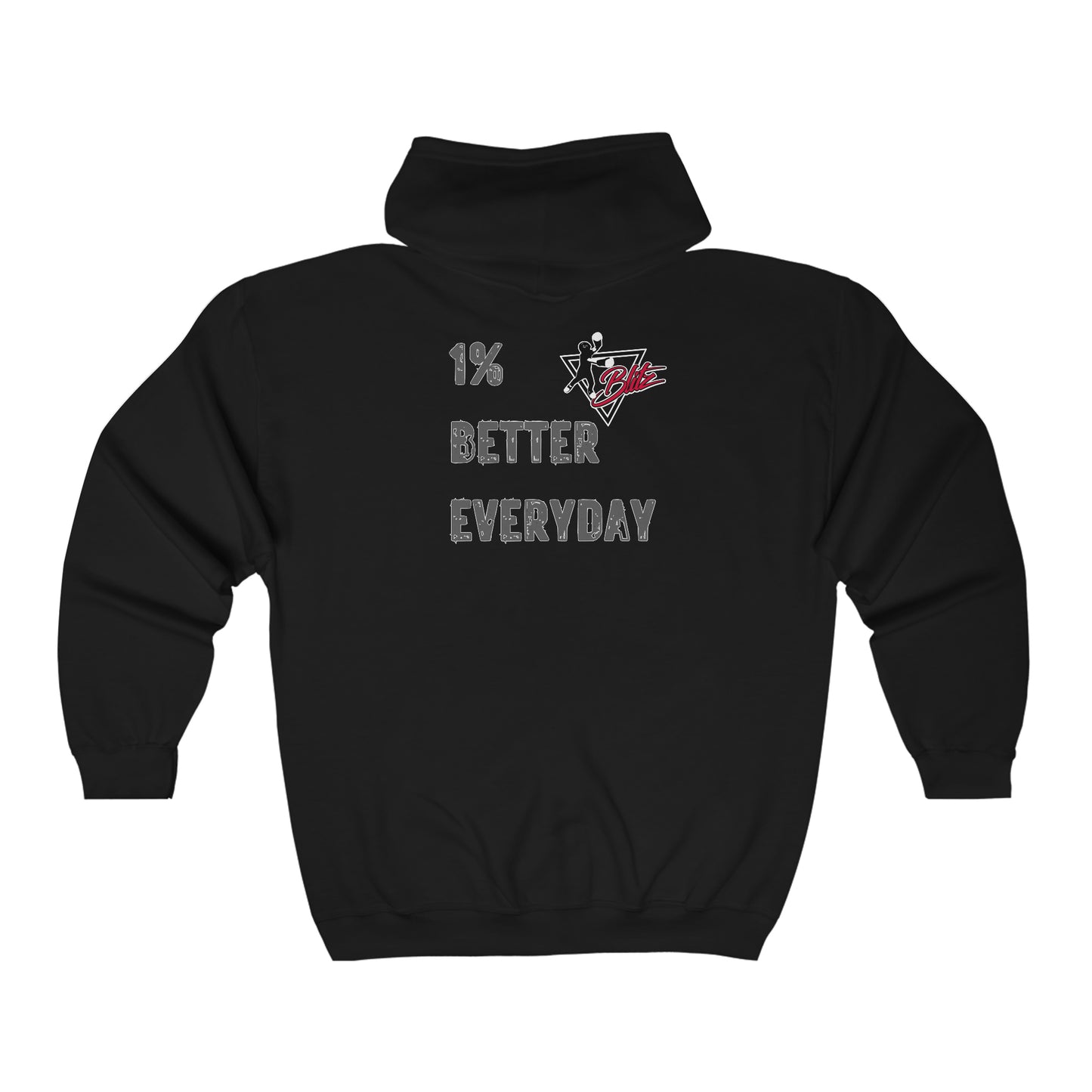 1% Better/ Full Zip Hoodie