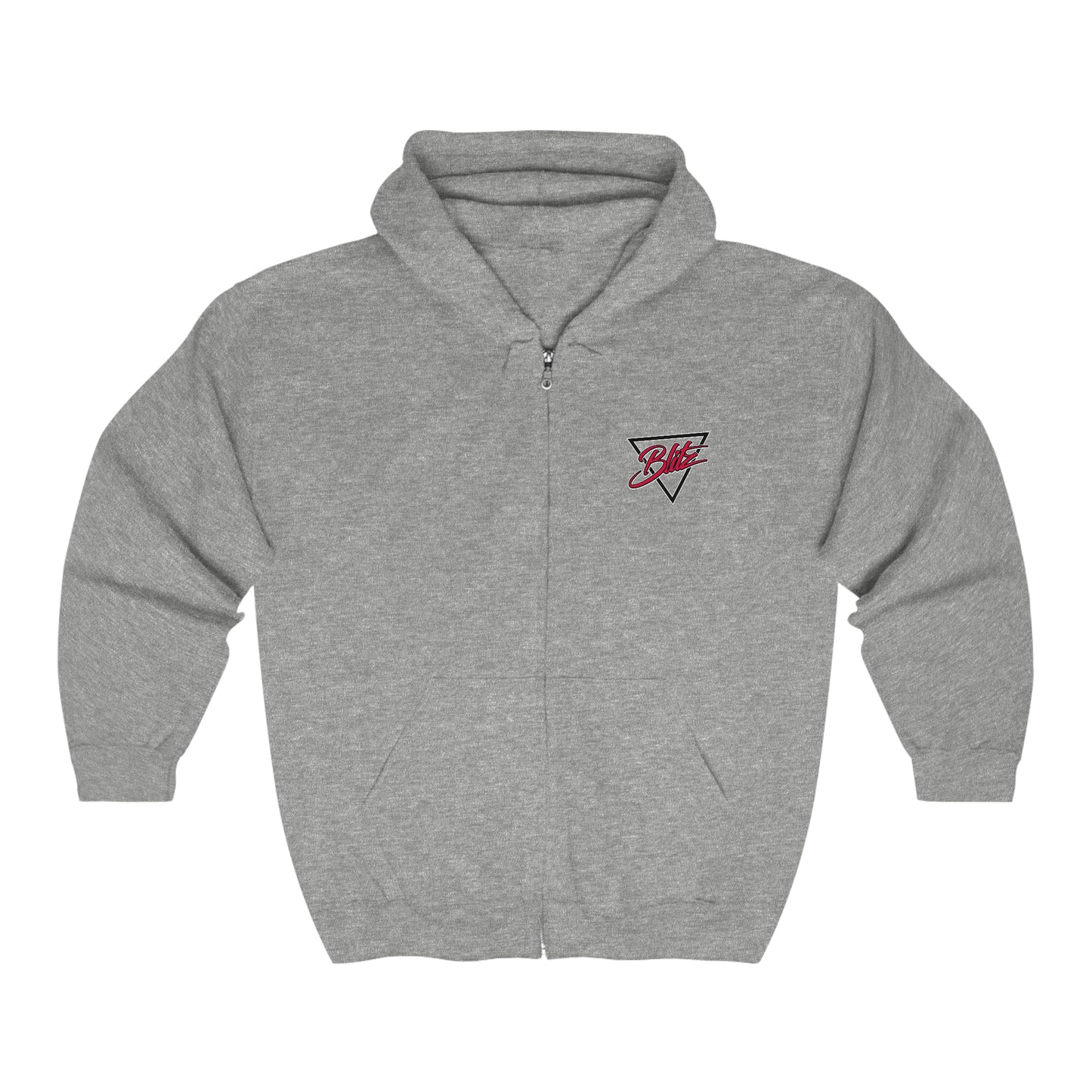 Blitz Logo/ Full Zip Hoodie