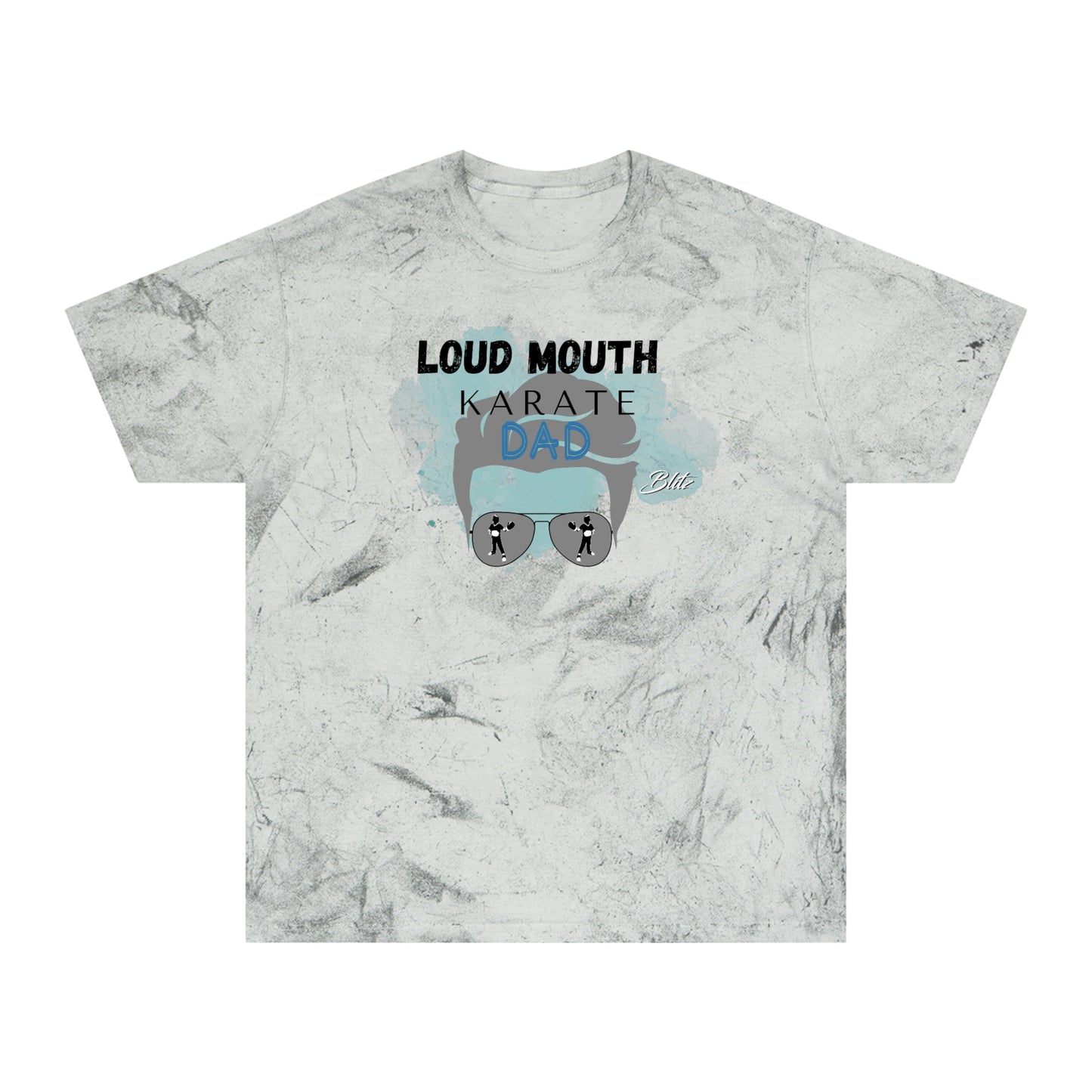 Loud Mouth Karate Dad/ Color Blast/ Adult Tee