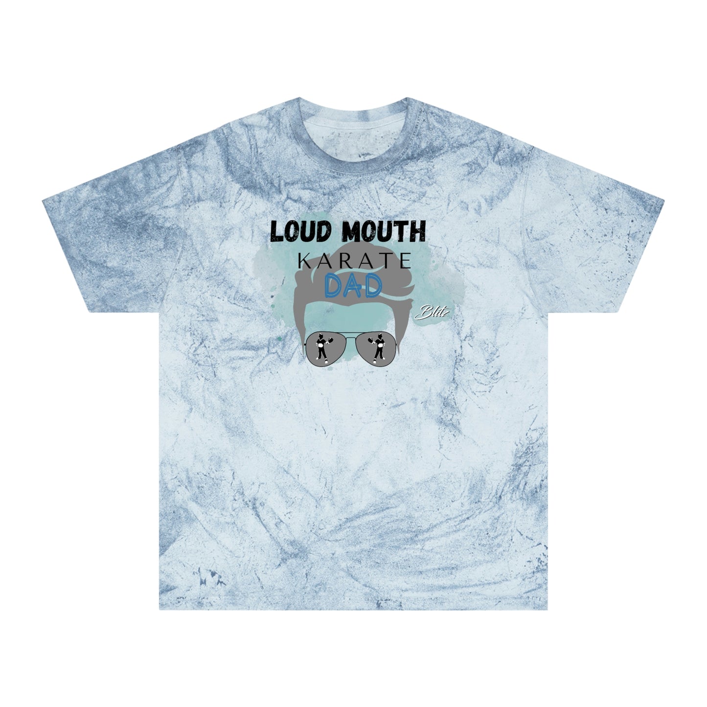 Loud Mouth Karate Dad/ Color Blast/ Adult Tee