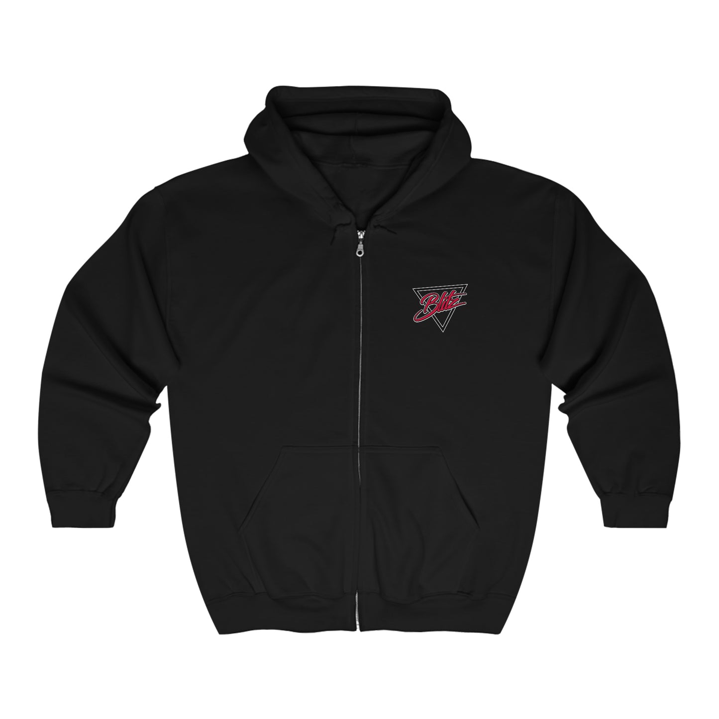 Blitz Logo/ Full Zip Hoodie