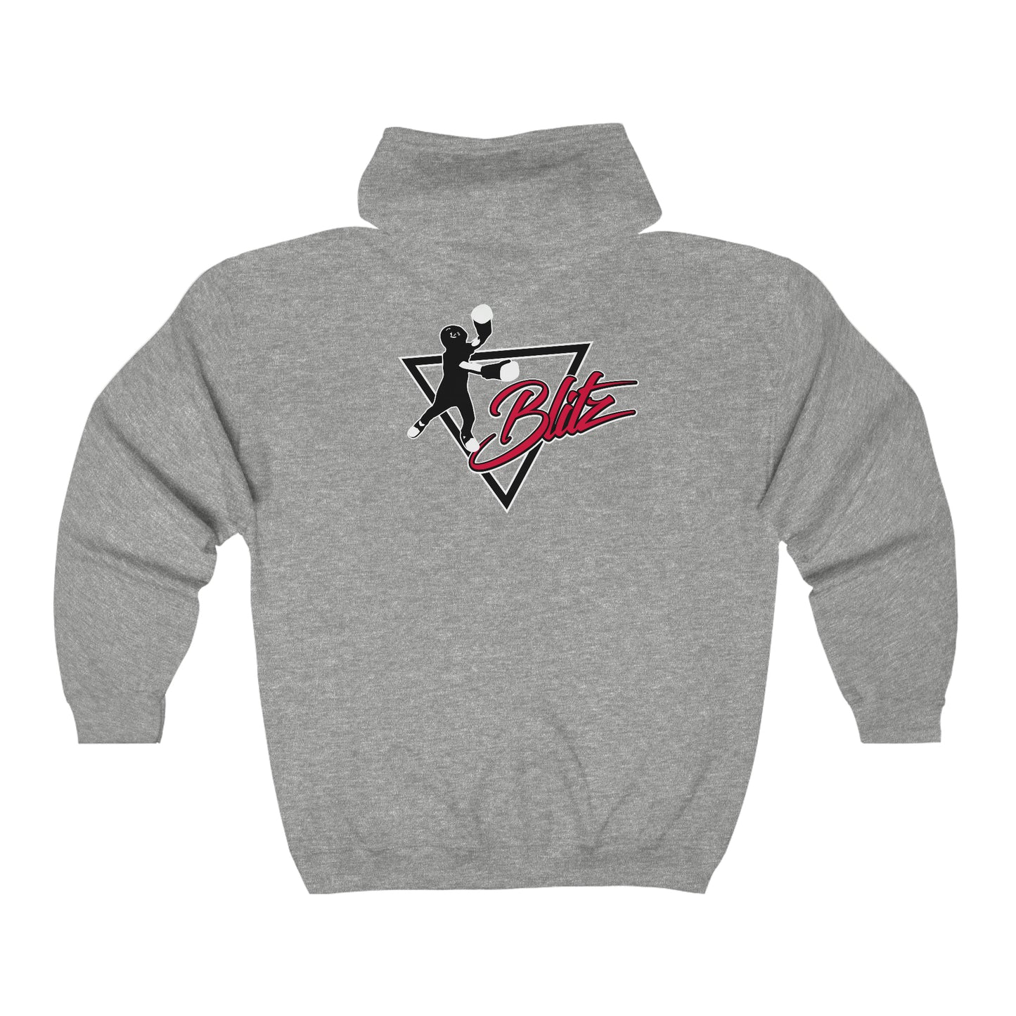 Blitz Logo/ Full Zip Hoodie